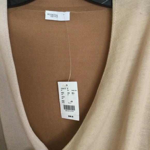 Rosetta Getty Wrap Front Pullover Sweater - Picture 10 of 10